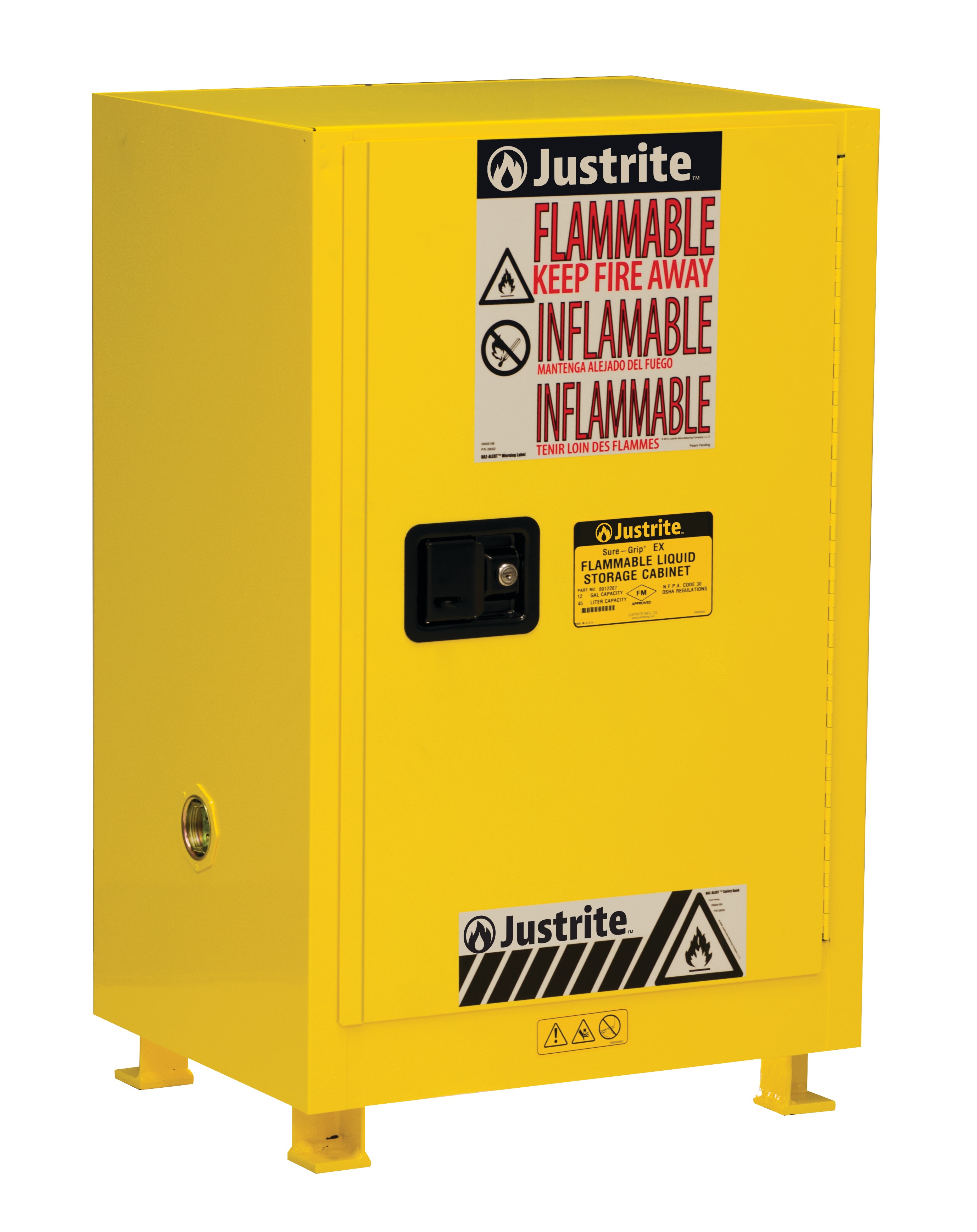 Justrite Sure-Grip® EX Compac Safety Cabinets - Safety Cabinet